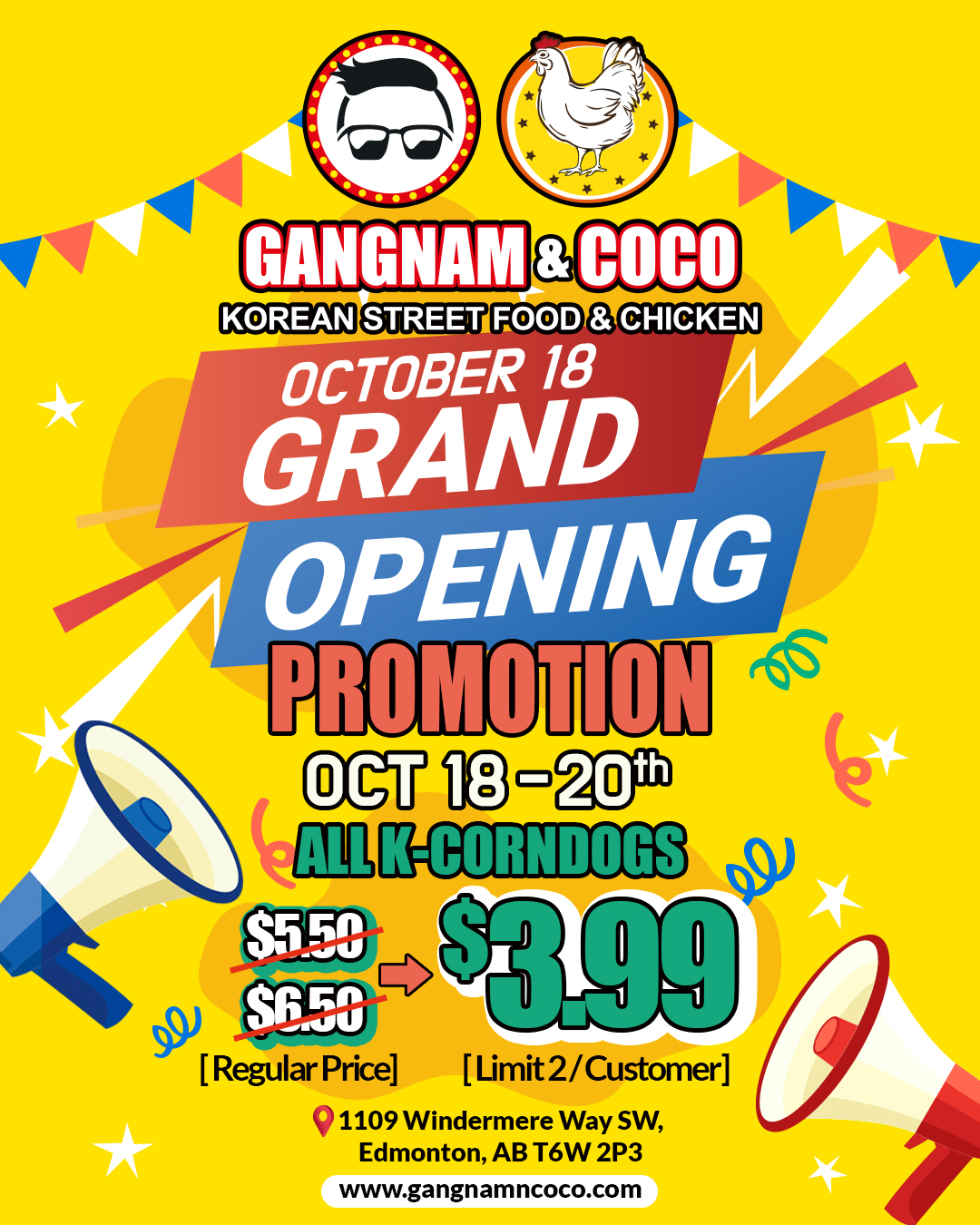 Edmonton Popup for Oct 